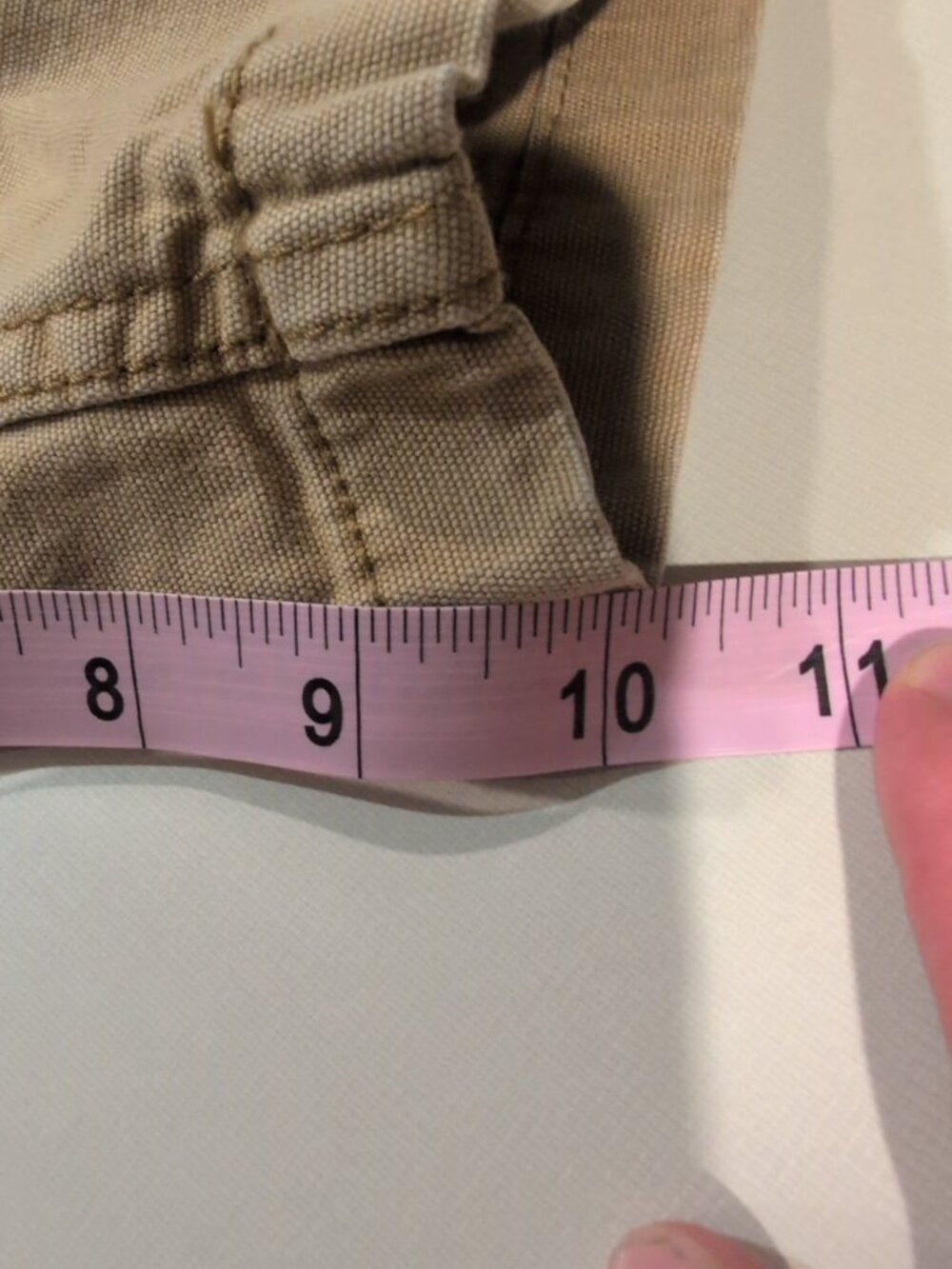 Carhartt Pants Mens 44 Relaxed Fit Tan Shorts Khakis Solid Workwear - Picture 9 of 9